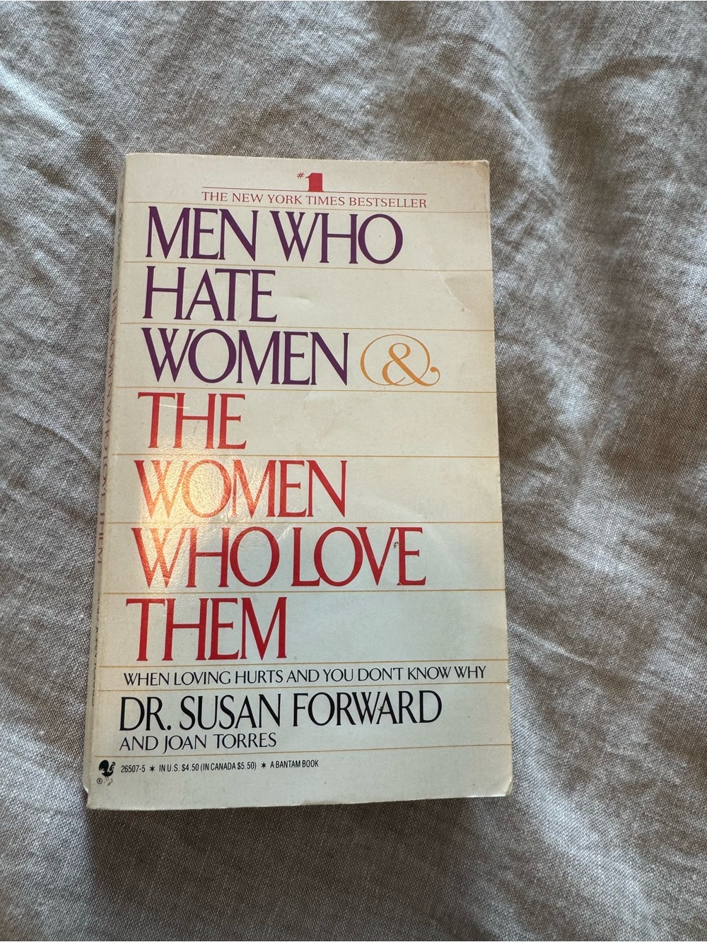 Men Who Hate Women And The Women Who Love Them By Susan Forward Book